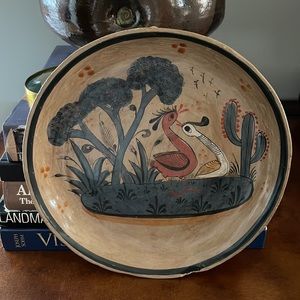 Mexico Tonala wall plate swans ducks